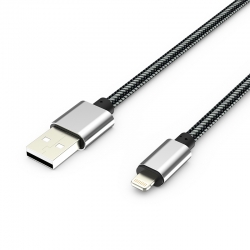 Кабель Metal USB - Apple Lightning 2А White