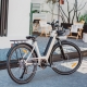 Електровелосипед OKAI EB10 Beige 28', 250(500)W, 14.4Ah, 100km, 25km\h, NFC, App, 30kg