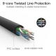 Мережевий кабель UGREEN NW102 Cat 6 U/UTP Lan Cable 10m (Black)(UGR-20164)