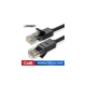 Мережевий кабель UGREEN NW102 Cat 6 U/UTP Lan Flat Cable 2m (Black)(UGR-50174)