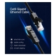 Мережевий кабель UGREEN NW102 Cat 6 U/UTP Lan Flat Cable 5m (Black)(UGR-50176)