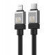 Кабель Baseus CoolPlay Series Fast Charging Cable Type-C to iP 20W 2m Black