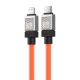 Кабель Baseus CoolPlay Series Fast Charging Cable Type-C to iP 20W 1m Orange