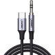 Кабель UGREEN CM450 USB-C Male to 3.5mm Male Audio Cable with Chip 1m