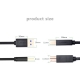 Кабель UGREEN US210 USB 3.0 AM to BM Print Cable 2m (Black）(UGR-10372)