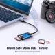 Картрідер UGREEN CM401 USB-A to SD/TF Memory Card Reader Alu Case(UGR-80887)