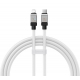 Кабель Baseus CoolPlay Series Fast Charging Cable Type-C to iP 20W 2m White