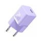Мережевий зарядний пристрій Baseus GaN5 Fast Charger(mini) 1C 20W EU Purple
