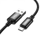 Кабель HOCO X91 Radiance charging data cable for Micro(L3M) Black