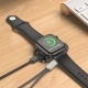 Бездротовий зарядний пристрій BOROFONE BQ25 iWatch wireless charger Metal Gray