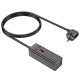 Мережевий подовжувач HOCO AC10A Barry PD65W GaN (2C2A with 1 socket) desktop charger Black
