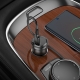 Автомобільний зарядний пристрій BOROFONE BZ24 Clever single port PD20W car charger Transparent Black