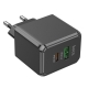 Мережевий зарядний пристрій HOCO CS14A Ocean PD20W+QC3.0 charger Black