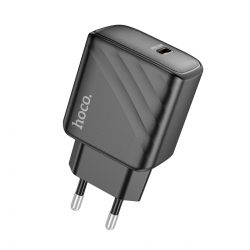 Мережевий зарядний пристрій HOCO CS22A Value single port PD30W charger Black