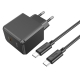 Мережевий зарядний пристрій HOCO CS13A Ocean single port PD20W charger set(Type-C to Type-C) Black