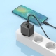 Мережевий зарядний пристрій HOCO CS14A Ocean PD20W+QC3.0 charger set(Type-C to Type-C) Black