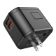 УЗП HOCO AC15 Walker three-port PD20W(1C2A) universal conversion charger Black