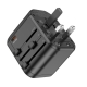УЗП HOCO AC15 Walker three-port PD20W(1C2A) universal conversion charger Black