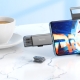 Хаб HOCO HB39 USB/Type-C 3.0 high-speed card reader Metal Gray