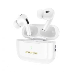 Навушники BOROFONE BW59 Plus True wireless ANC noise reduction BT headset White