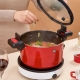 Кастрюля-cкороварка Xiaomi HuoHou Stainless Steel Enamel Micro Pressure Cooker (Red)
