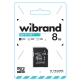 microSDHC Wibrand 8Gb class 10 (adapter SD)