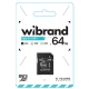 microSDXC (UHS-1) Wibrand 64Gb class 10 (adapter SD)