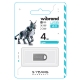 Flash Wibrand USB 2.0 Lynx 4Gb Silver