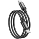 Кабель USB Type-C Hoco X89 Wind USB Type-C to USB Type-C 60W 1m Black (6931474784384)