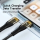 Кабель Essager Interstellar Transparent Design USB Charging Cable Type C to Type C 100W 1m black (EXCTT1-XJ01-P)