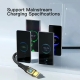 Кабель Essager Interstellar Transparent Design USB Charging Cable USB A to Type C 7A 1m black (EXCT-XJ01-P)