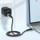 Кабель Essager Interstellar Transparent Design USB Charging Cable Type C to Type C 100W 2m black (EXCTT1-XJA01-P)