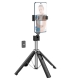 Селфі-монопод HOCO K18 Wave four-leg live broadcast holder Black