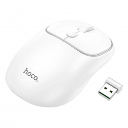 Миша Hoco GM25 Royal dual-mode business wireless mouse Space White