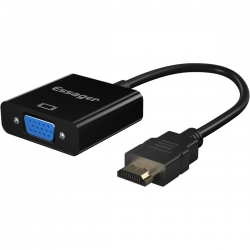 Адаптер ESSAGER Phantom HD Convertor (HDMI to VGA + Micro Power Cable + DC3.5 Audio Cable) Black