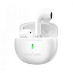 Навушники ESSAGER (color box) Shining TWS Bluetooth earphones White
