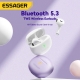 Навушники ESSAGER (color box) Shining TWS Bluetooth earphones White