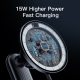 Тримач для мобільного Essager Arpege 15W Magnetic Wirless Car Charger with Phone Holder Function (Standard Version)  black (EZJC