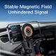 Тримач для мобільного Essager Arpege 15W Magnetic Wirless Car Charger with Phone Holder Function (Standard Version)  black (EZJC