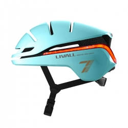 Захисний шолом Livall EVO21 (L) Mint (58-62см), сигнал стопів, додаток, Bluetooth