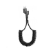 Кабель Baseus Fish eye Spring Data Cable For Type-C 3A 1M Black