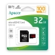 microSDHC (UHS-1) Apacer 32Gb class 10 V10 A1 R100MB/s (adapter SD)