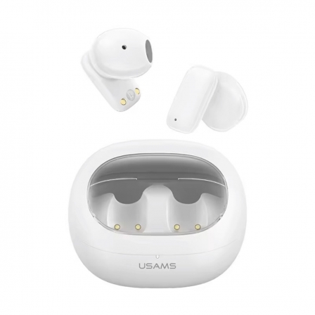 Bluetooth stereo гарнитура Usams US-TD22 TWS Earbuds - TD Series BT5.3 white