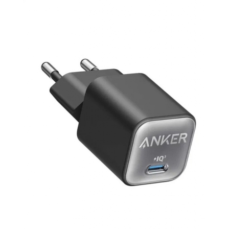 Мережевий зарядний пристрій Anker PowerPort 511 Nano III GaN 30W 1xUSB-C PIQ3.0 Black (A2147)