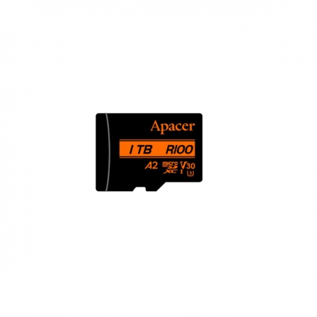 microSDXC (UHS-1 U3) Apacer A2 1TB class 10 V30 (R100MB/s, W80MB/s) (adapter SD)