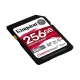 SDXC (UHS-II U3) Kingston Canvas React Plus 256Gb class 10 V60 (R280MB/s, W150MB/s)