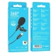 Мікрофон-петличка BOROFONE BFK11 Elegant lavalier microphone Type-C Black