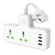 Мережевий подовжувач HOCO  AC11A Voyage 2-position expansion socket(1C3A) White