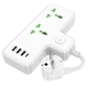 Мережевий подовжувач HOCO  AC11A Voyage 2-position expansion socket(1C3A) White