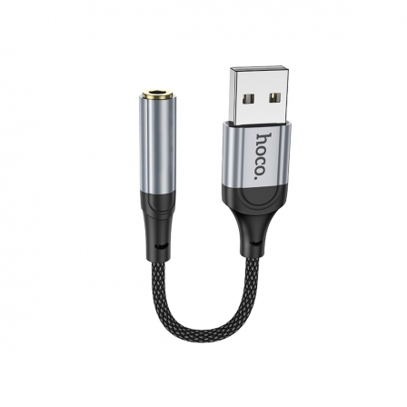 Аудiокабель Hoco LS36 адаптер USB to AUX